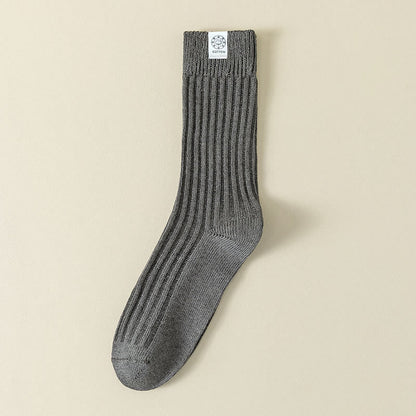 Chaussettes décontractées françaises grande taille (5 paires) - Gris foncé - EU43-48 (US9-13) - image 7