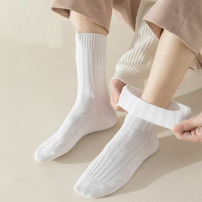 Chaussettes décontractées françaises grande taille (5 paires)