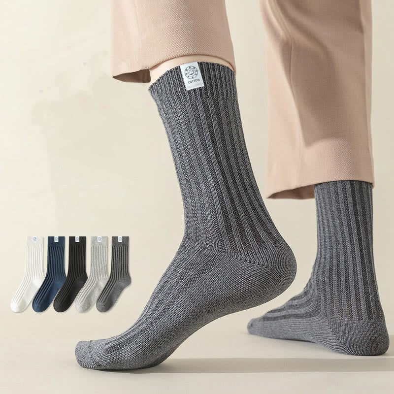 Chaussettes décontractées françaises grande taille (5 paires)