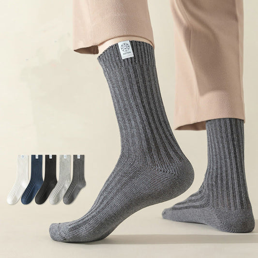 Chaussettes décontractées françaises grande taille (5 paires)