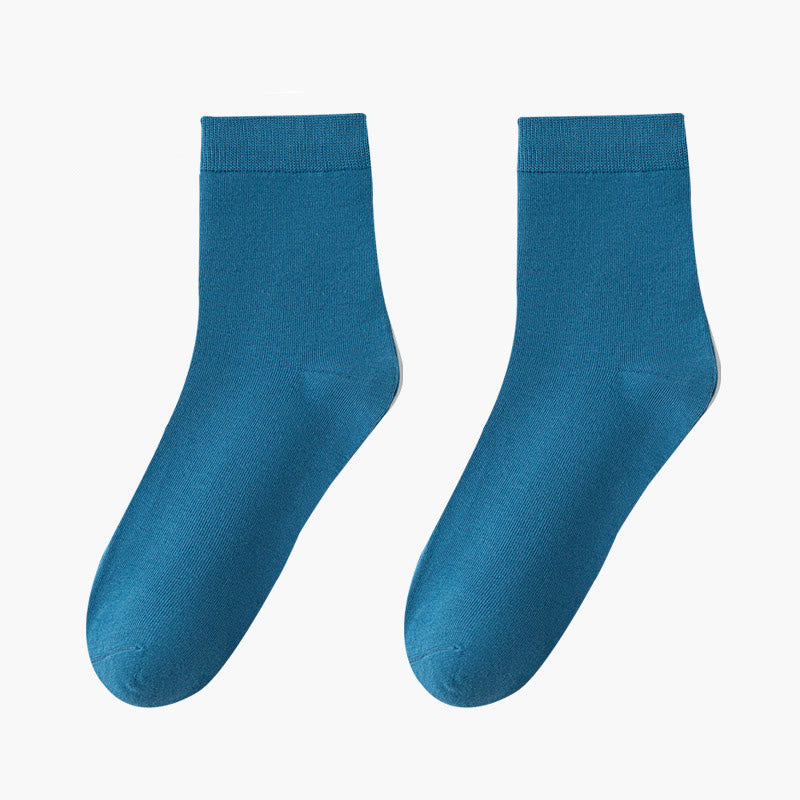 Chaussettes courtes respirantes et douces pour la peau (8 paires) - Bleu - EU42-48 (US8.5-13) - image 8