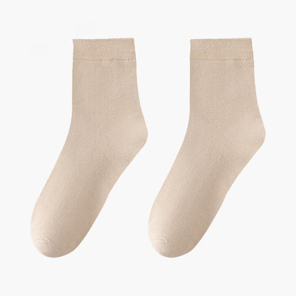 Chaussettes courtes respirantes et douces pour la peau (8 paires) - Kaki - EU42-48 (US8.5-13) - image 13