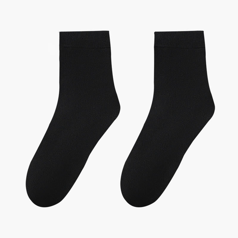 Chaussettes courtes respirantes et douces pour la peau (8 paires) - Noir - EU42-48 (US8.5-13) - image 11