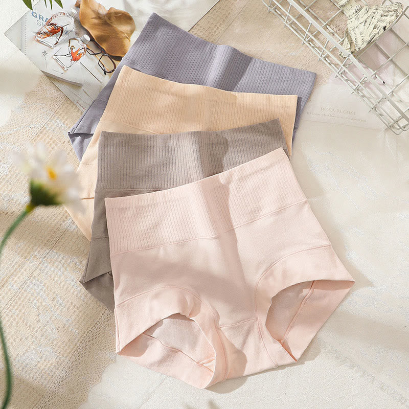 Culotte taille haute décontractée grande taille (lot de 2)