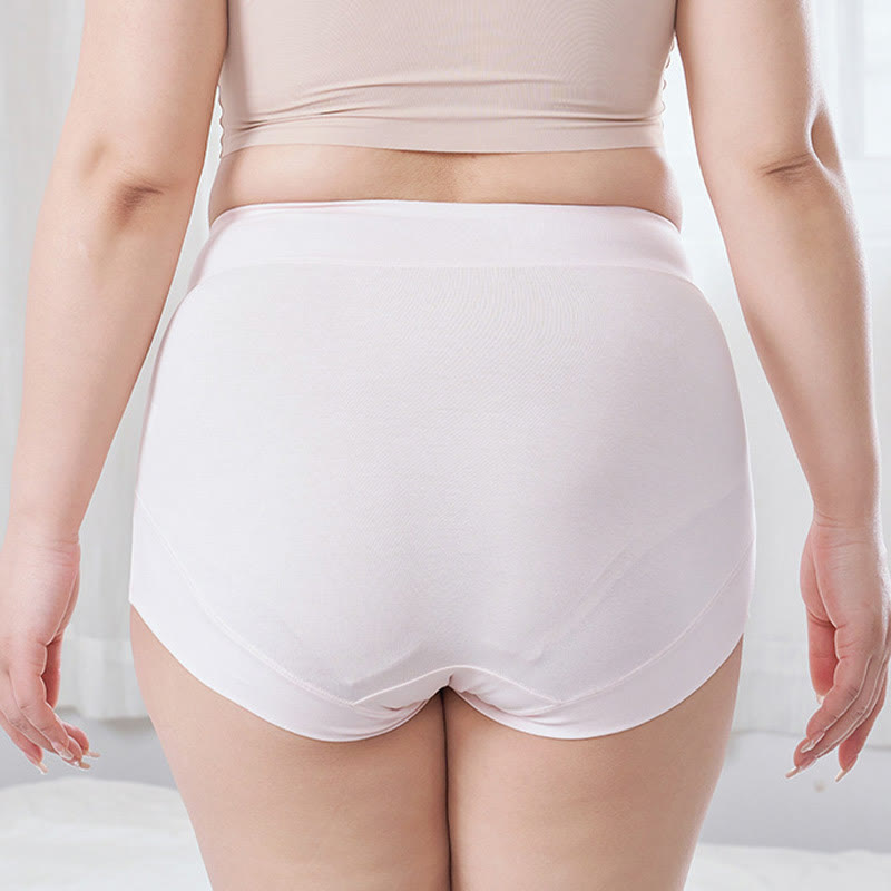 Culotte en coton et dentelle grande taille (lot de 2)