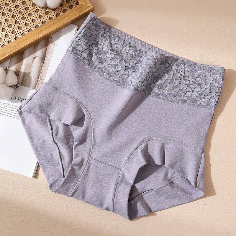 Culotte en coton et dentelle grande taille (lot de 2)