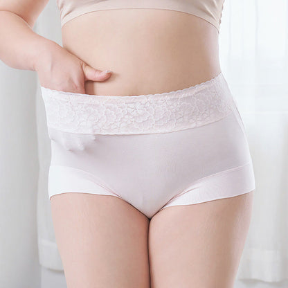 Culotte en coton et dentelle grande taille (lot de 2)