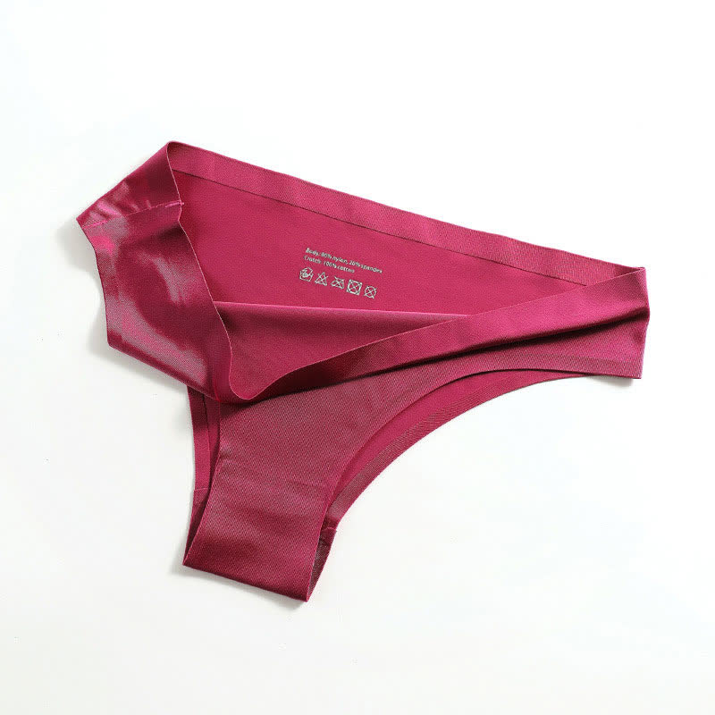 Culotte de yoga taille basse en soie glacée sans coutures (lot de 3)