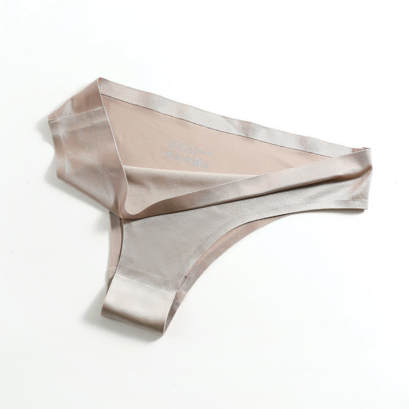 Culotte de yoga taille basse en soie glacée sans coutures (lot de 3)