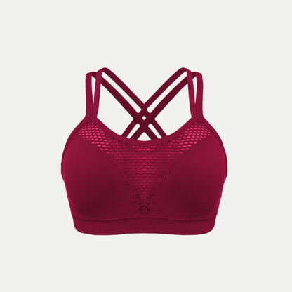 Soutien-gorge sexy sans armatures grande taille, sans coutures et creux