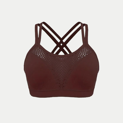 Soutien-gorge sexy sans armatures grande taille, sans coutures et creux