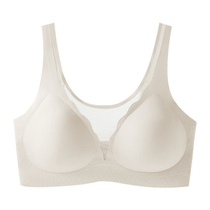 Soutien-gorge sans armatures grande taille en forme de U dans le dos