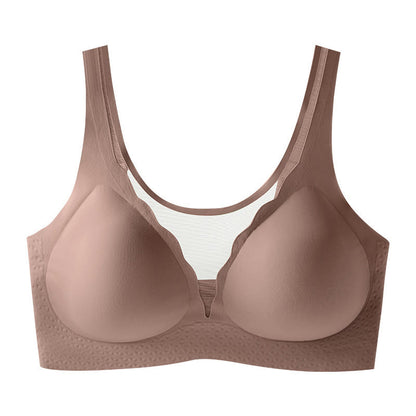 Soutien-gorge sans armatures grande taille en forme de U dans le dos