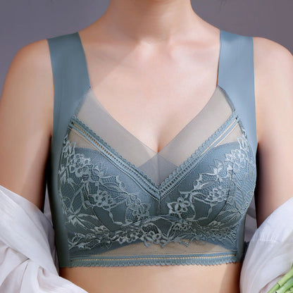 Soutien-gorge en dentelle florale grande taille