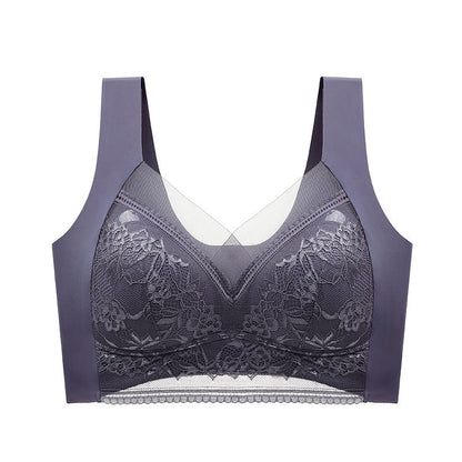 Soutien-gorge en dentelle florale grande taille