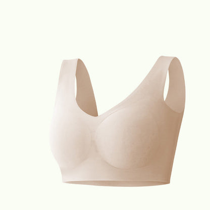 Soutien-gorge sans armatures doux et agréable pour la peau, grande taille