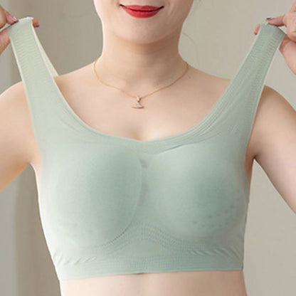 Soutien-gorge sans armatures doux et agréable pour la peau, grande taille