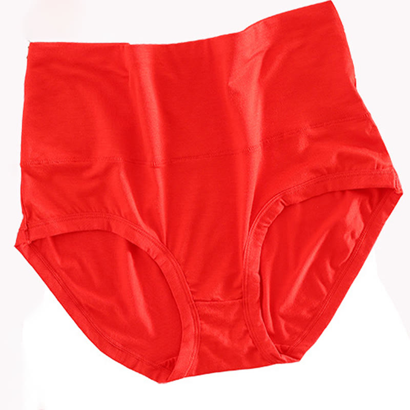 Culotte gainante ventre plat (paquet de 4) - Rouge - 7XL - image 14