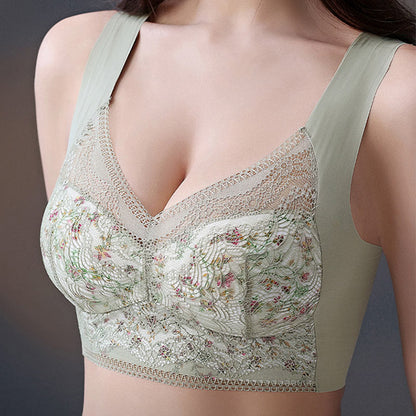 Soutien-gorge grande taille à couverture complète et doux avec bordure en dentelle (lot de 2)