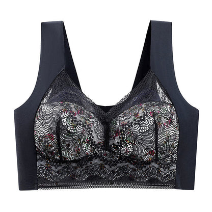 Soutien-gorge grande taille à couverture complète et doux avec bordure en dentelle (lot de 2)