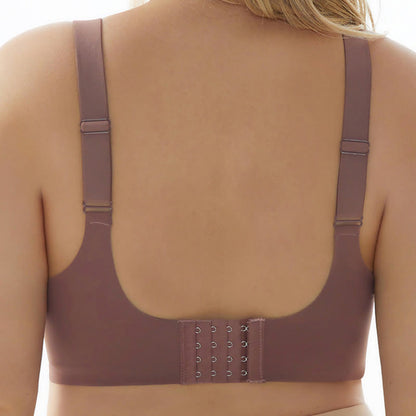 Soutien-gorge sans armatures à bretelles larges grande taille