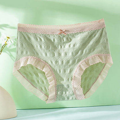 Culotte grande taille avec nœud en dentelle (lot de 3)