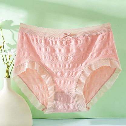 Culotte grande taille avec nœud en dentelle (lot de 3)