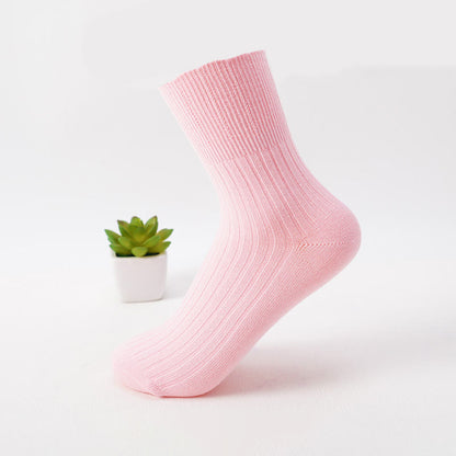 Chaussettes en coton doux (8 paires) - Rose - EU37-40 (US4-7) - image 8