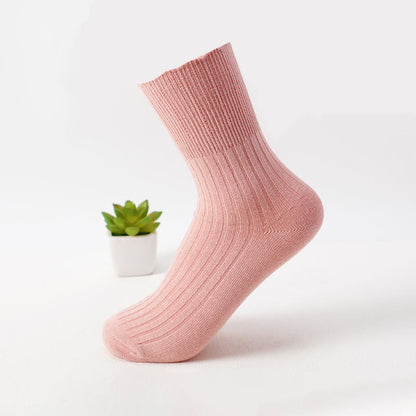 Chaussettes en coton doux (8 paires) - Rose foncé - EU37-40 (US4-7) - image 9