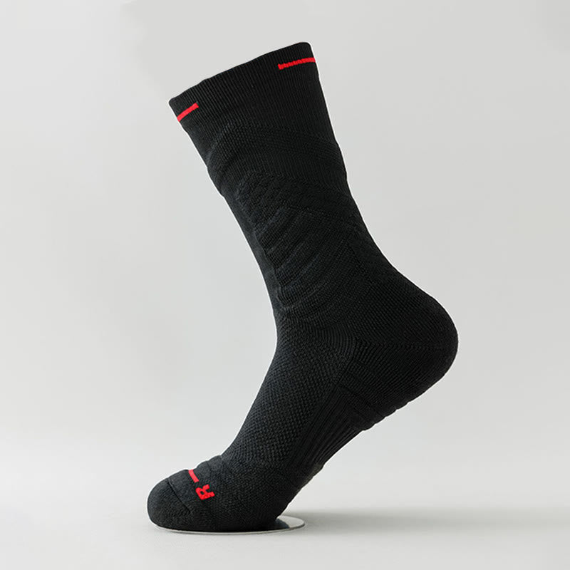 Chaussettes de compression antifriction (6 paires) - Noir - EU40-44 (US7-10) - image 14