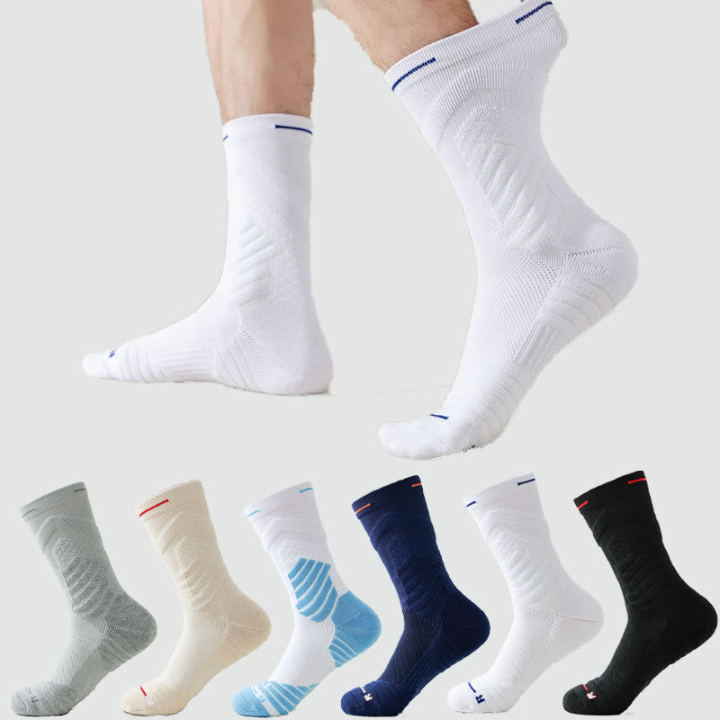 Chaussettes de compression antifriction (6 paires) - Multicolore - EU40-44 (US7-10) - image 0