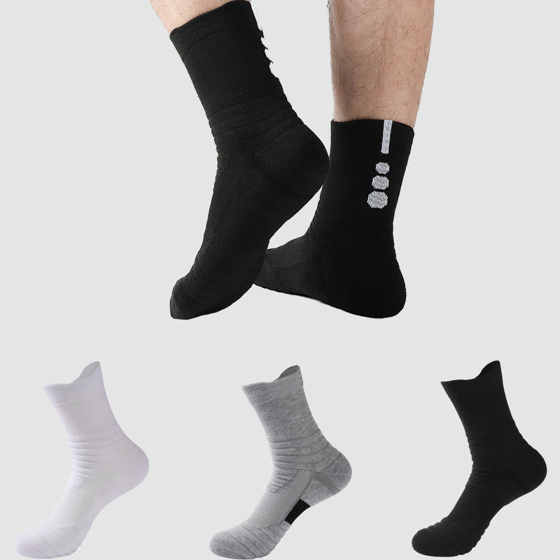 Chaussettes de compression quart de cercle en forme de U (6 paires) - Multicolore*2 - EU39-45 (US6-11) - image 0