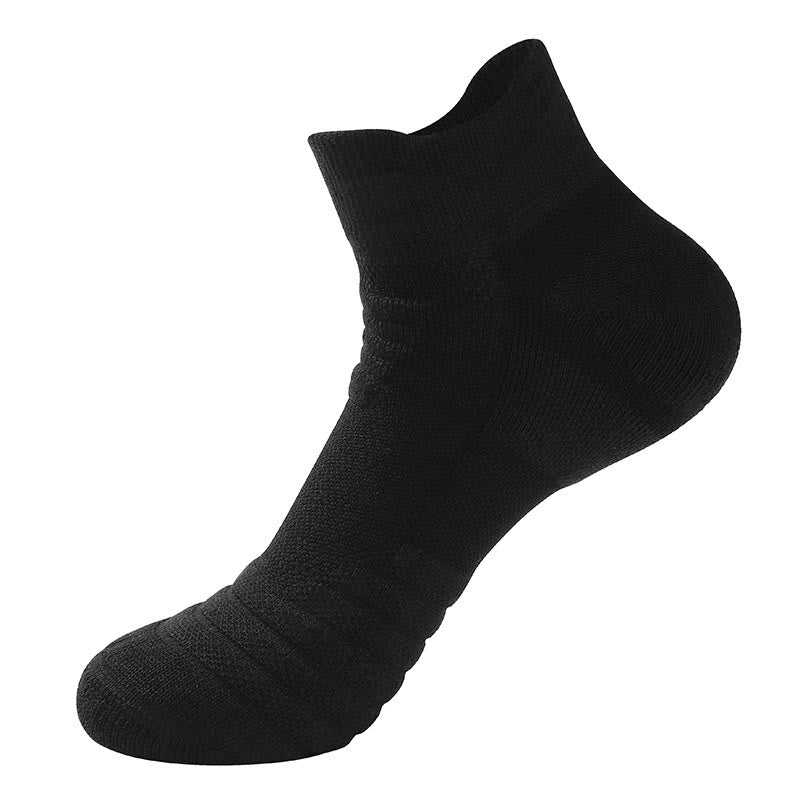Chaussettes de compression épaisses en tissu éponge pour chevilles (6 paires) - Noir - EU39-45 (US6-11) - image 6