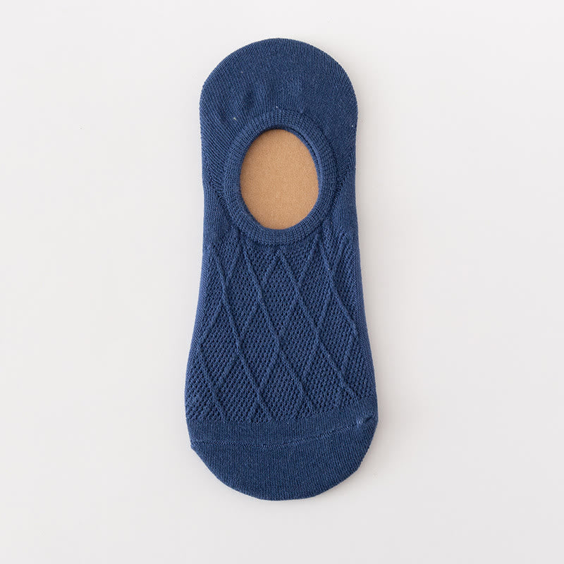 Chaussettes invisibles en maille souple grande taille (5 paires)