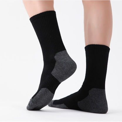 Chaussettes de compression Mountain Sports Quarter grande taille (5 paires) - image 1