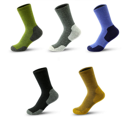 Chaussettes de compression Mountain Sports Quarter grande taille (5 paires) - Multicolore - EU39-45 (US6-11) - image 11