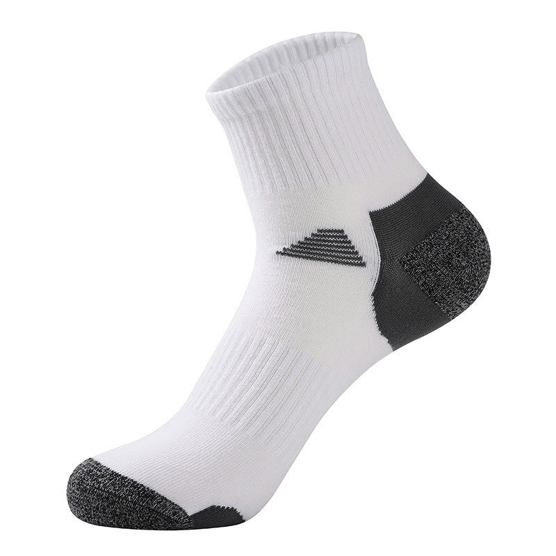 Chaussettes de compression quatre saisons grande taille (5 paires) - Blanc - EU39-45 (US6-11) - image 4