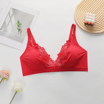 Soutien-gorge sexy ultra fin en dentelle transparente sans armatures