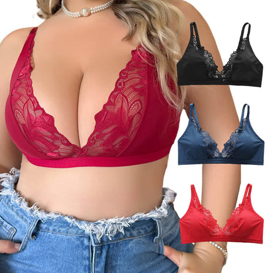 Soutien-gorge sexy ultra fin en dentelle transparente sans armatures