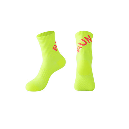 Chaussettes de compression Run Quarter grande taille (6 paires) - Vert fluorescent - EU39-44 (US6-10) - image 10