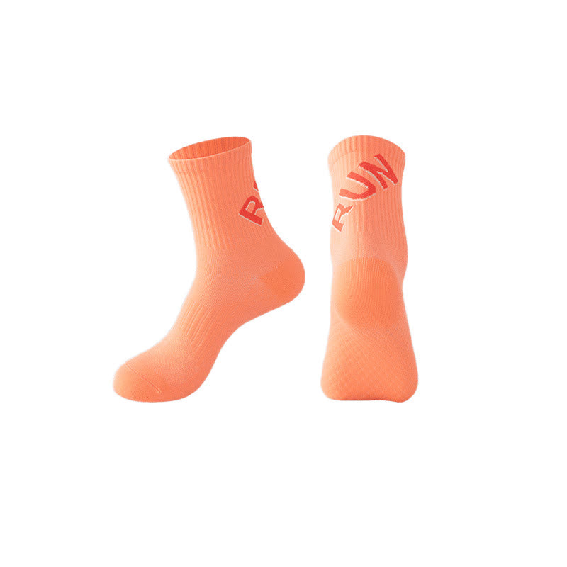 Chaussettes de compression Run Quarter grande taille (6 paires) - Orange - EU39-44 (US6-10) - image 7