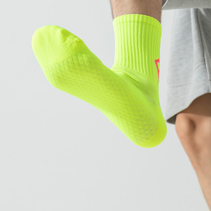 Chaussettes de compression Run Quarter grande taille (6 paires)