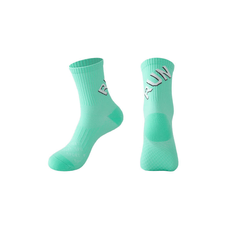 Chaussettes de compression Run Quarter grande taille (6 paires) - Vert - EU39-44 (US6-10) - image 11