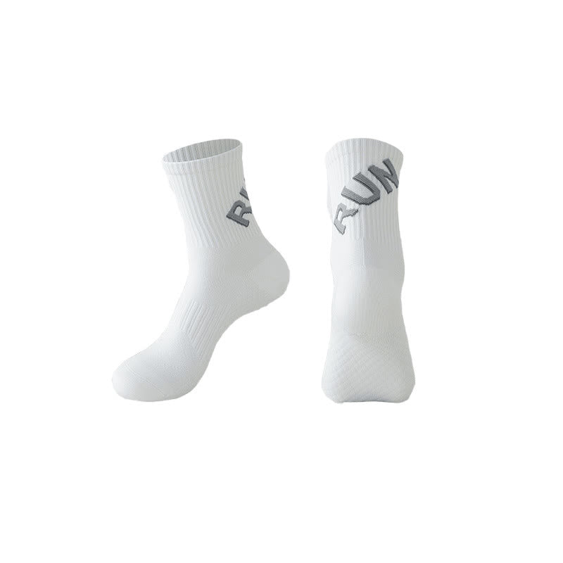 Chaussettes de compression Run Quarter grande taille (6 paires) - Blanc - EU39-44 (US6-10) - image 9