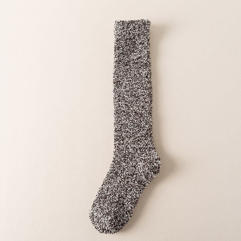 Chaussettes hautes épaisses grande taille (3 paires) - Gris - EU39-45 (US6-11) - image 10