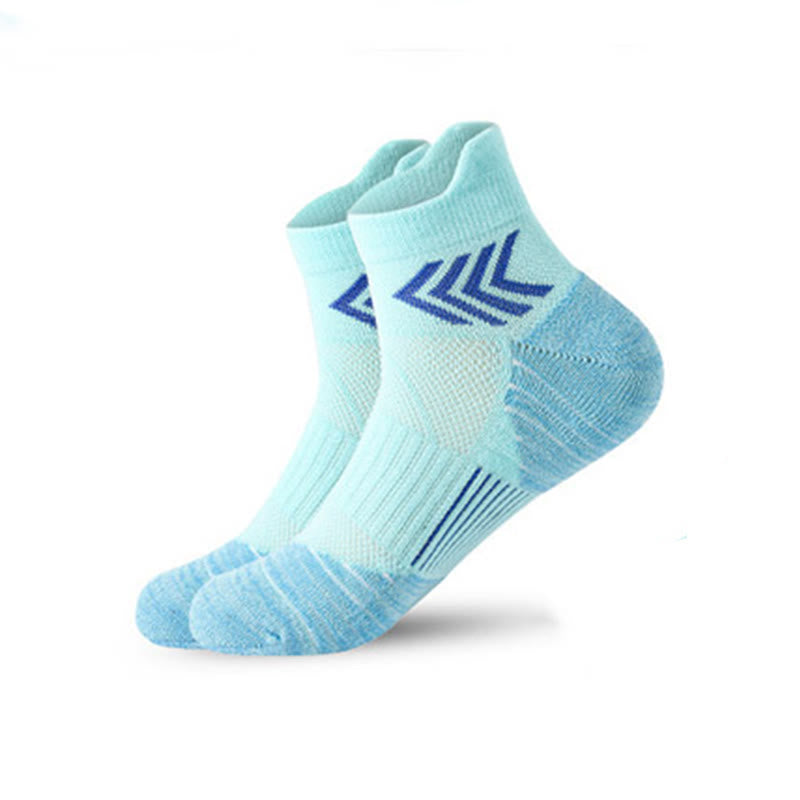 Chaussettes de compression en maille grande taille (6 paires) - Bleu clair - EU39-45 (US6-11) - image 4
