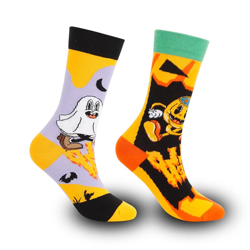 Chaussettes asymétriques quart de cercle (4 paires) - image 1