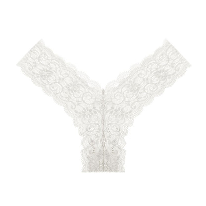 String sexy en dentelle florale taille basse (lot de 3)