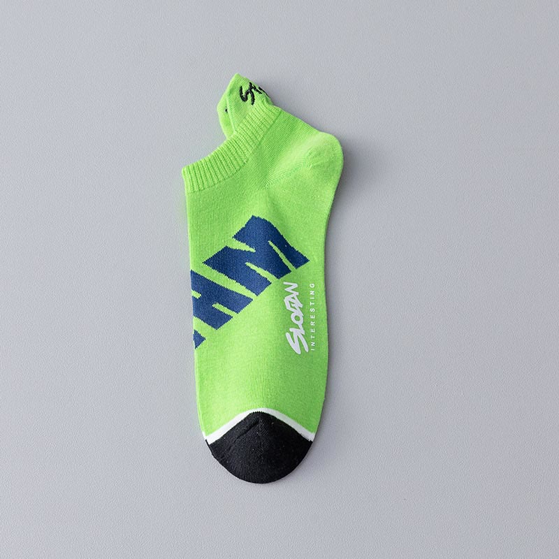 Chaussettes à lettres (5 paires) - Vert - EU37-45 (US4-11) - image 15