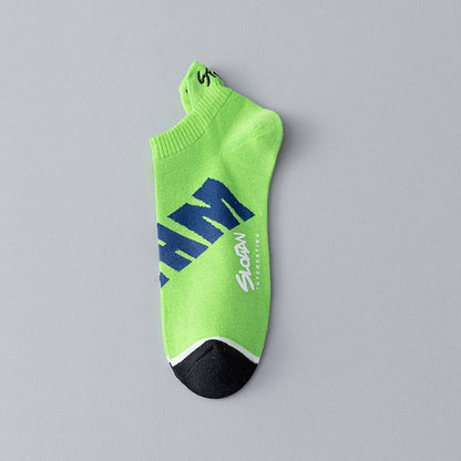 Chaussettes à lettres (5 paires) - Vert - EU37-45 (US4-11) - image 15